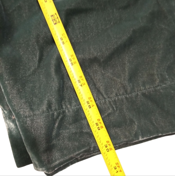 Universal Thread Green Velvet Cargo Jumpsuit Long Sleeve Utility Pockets Sz 6 - Picture 10 of 11